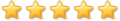 Spieler geben für das Browsergame Ikariam eine Bewertung von 5 / 5 Sternen.