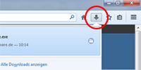 Download-Fenster öffnen