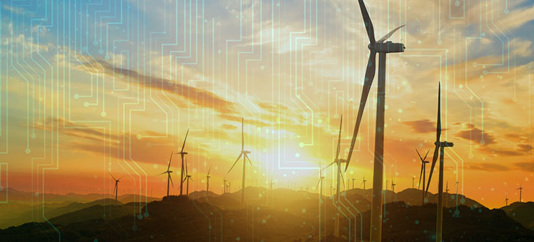 Strom aus Windkraft