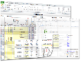 Arbeitszeiterfassung für MS Excel Screenshot