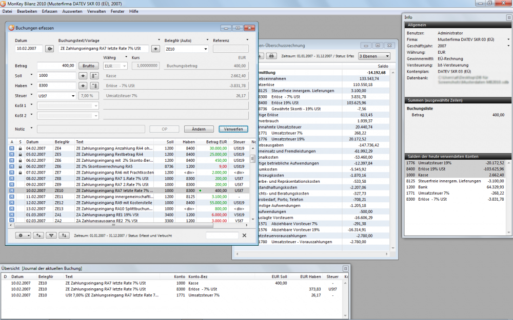 MonKey Bilanz 2012 Basic Screenshot MonKey Bilanz 2012 Basic Screenshot