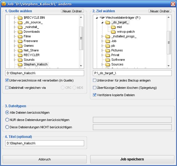 DirSync Screenshot DirSync Screenshot