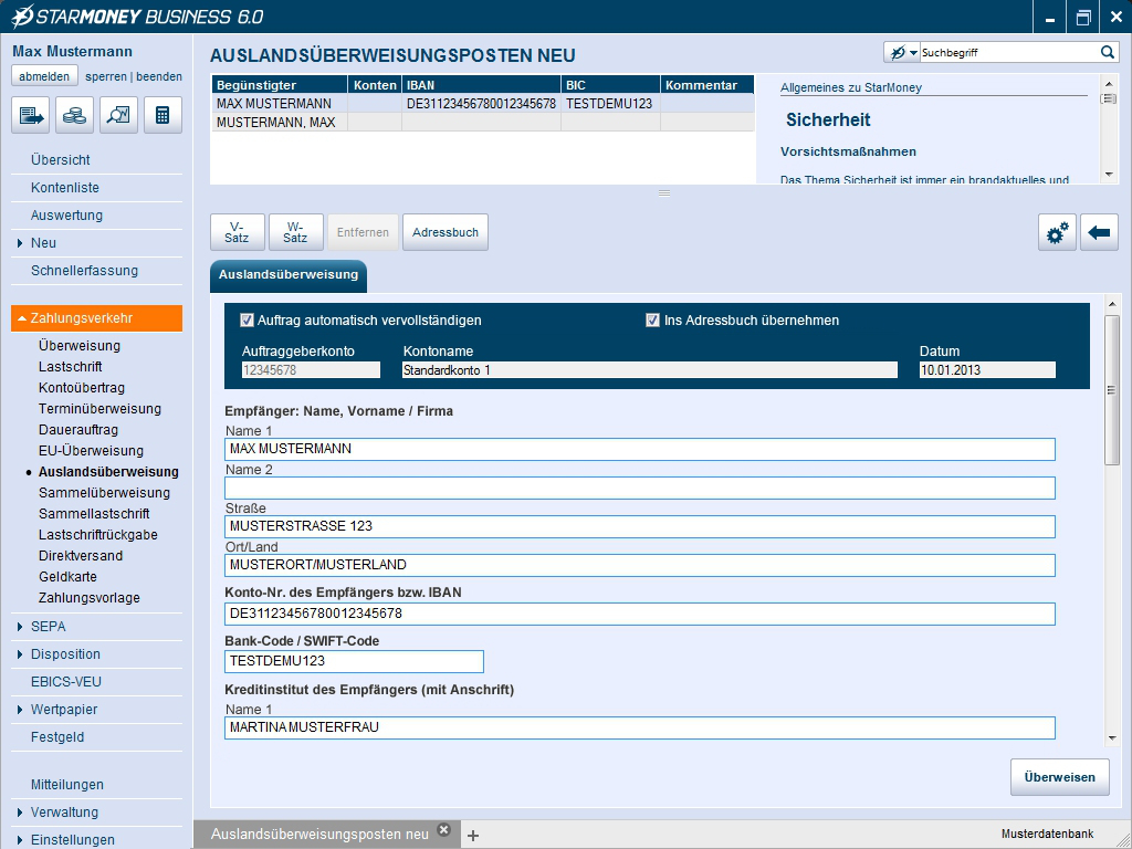 StarMoney Business Screenshot StarMoney Business Screenshot