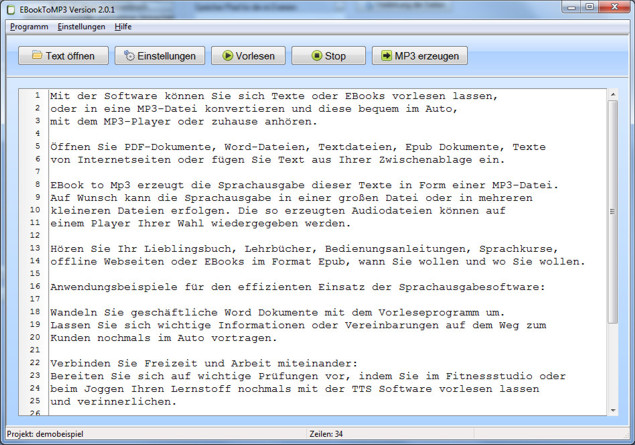 EbookToMP3 Screenshot EbookToMP3 Screenshot