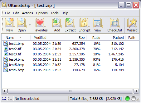 UltimateZip Screenshot