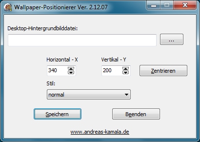 Desktop-Hintergrundbild-Positionierer Screenshot Desktop-Hintergrundbild-Positionierer Screenshot