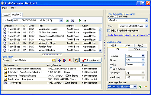 AudioConverter Studio Screenshot AudioConverter Studio Screenshot