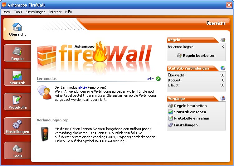 Ashampoo Firewall Screenshot Ashampoo Firewall Screenshot