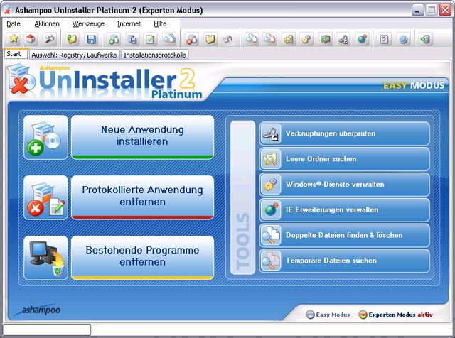Ashampoo UnInstaller Screenshot Ashampoo UnInstaller Screenshot