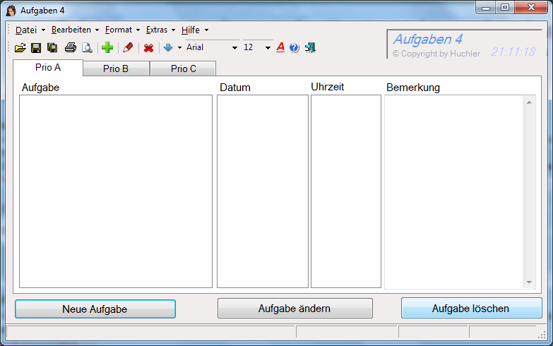 Aufgaben Screenshot Aufgaben Screenshot