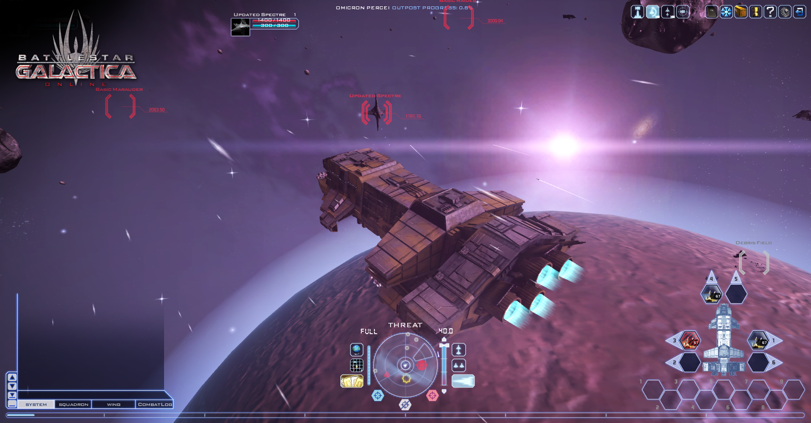 Battlestar Galactica Online Screenshot Battlestar Galactica Online Screenshot