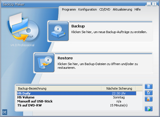 BackUp Maker Screenshot BackUp Maker Screenshot