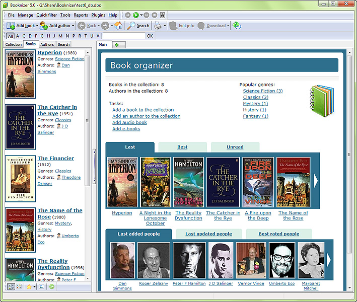 Booknizer Screenshot Booknizer Screenshot