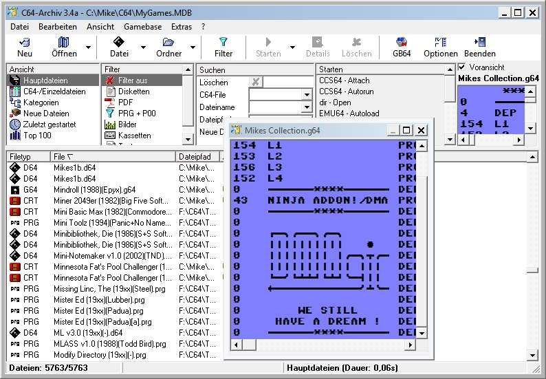 C64-Archiv Screenshot C64-Archiv Screenshot