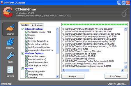 CCleaner Screenshot CCleaner Screenshot
