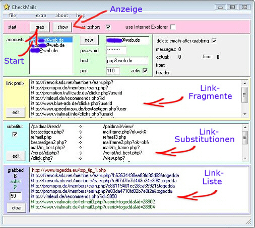 CheckMails Screenshot CheckMails Screenshot