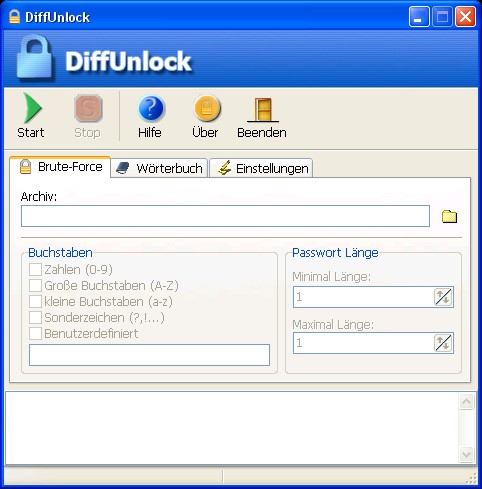 DiffUnlock Screenshot