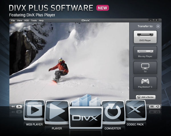 DivX Player Screenshot DivX Player Screenshot