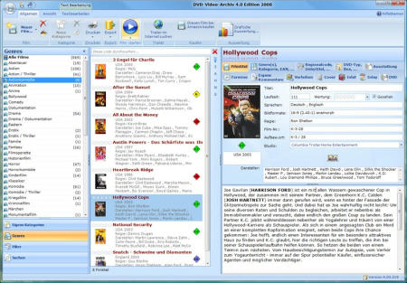 DVD-Video-Archiv Edition 2009 Screenshot DVD-Video-Archiv Edition 2009 Screenshot