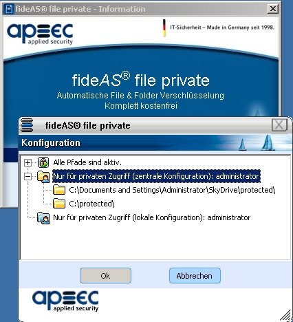 fideAS file private Screenshot fideAS file private Screenshot