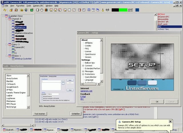 Gamers.IRC Screenshot