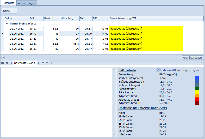 1-2-3 Gewicht Screenshot 1-2-3 Gewicht Screenshot