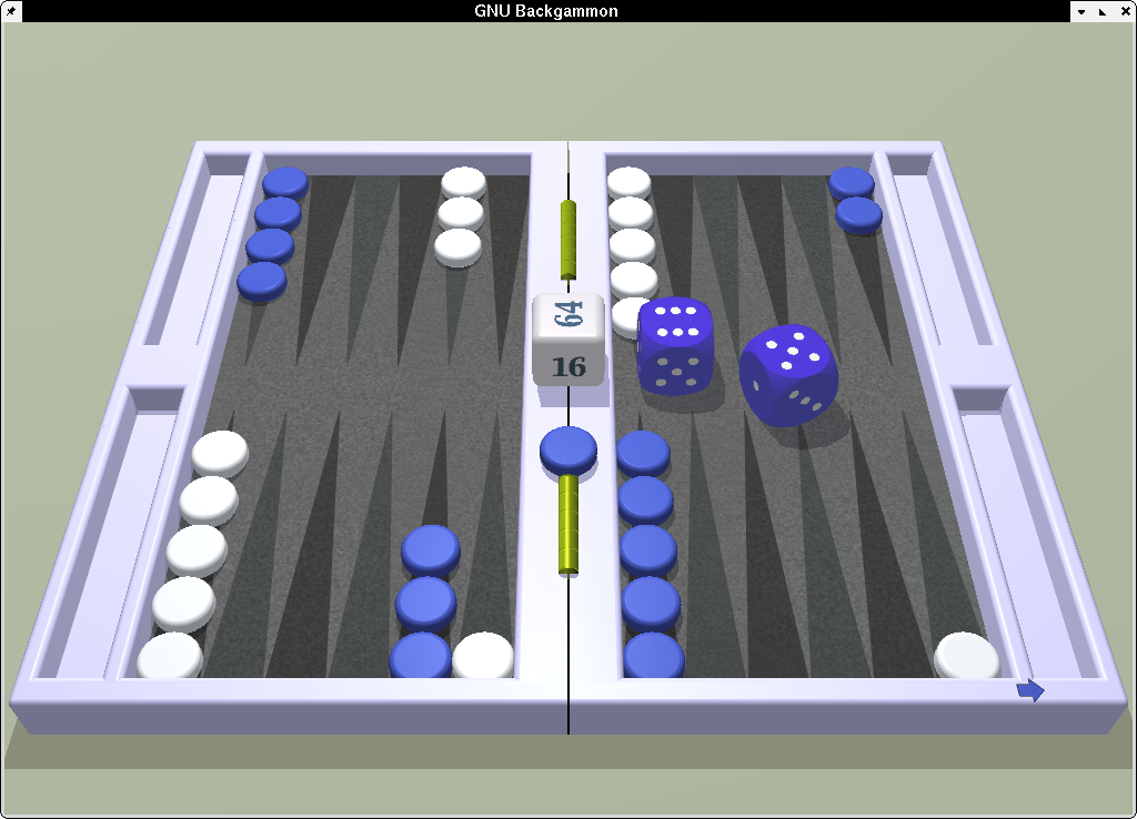 GNU Backgammon Screenshot GNU Backgammon Screenshot