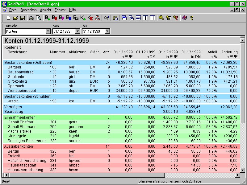 GeldProfi Screenshot GeldProfi Screenshot