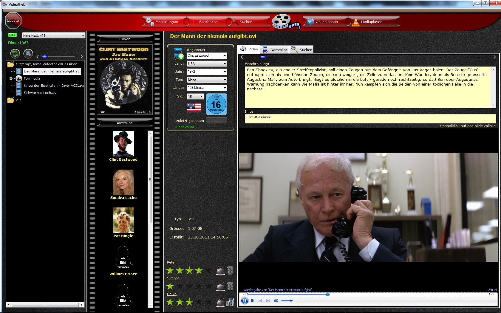 Home Videothek Screenshot