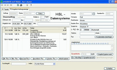HSL-Angebot Screenshot HSL-Angebot Screenshot