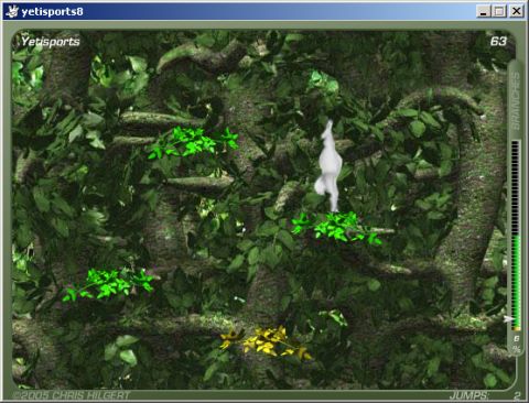 Yetisports Part 8 - Jungle Swing Screenshot Yetisports Part 8 - Jungle Swing Screenshot