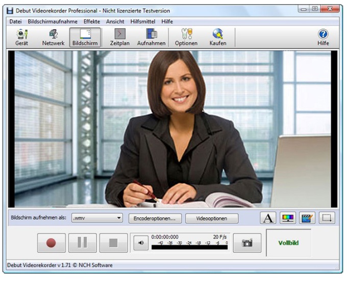 Debut Videoaufnahme-Programm Screenshot Debut Videoaufnahme-Programm Screenshot