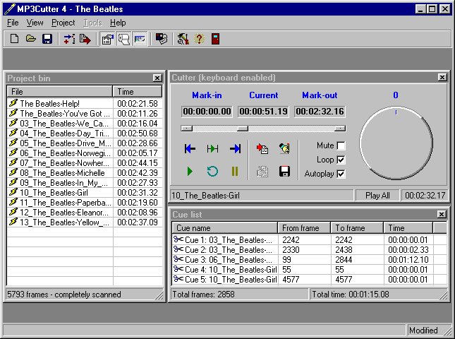 MP3Cutter Screenshot MP3Cutter Screenshot