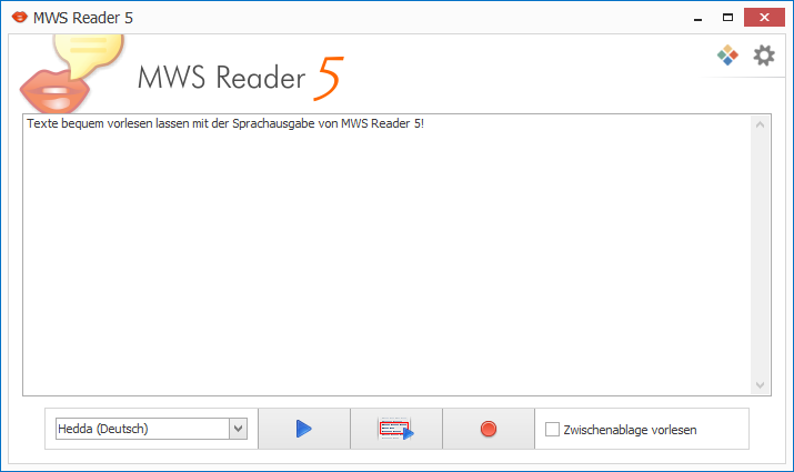 MWS Reader Screenshot MWS Reader Screenshot