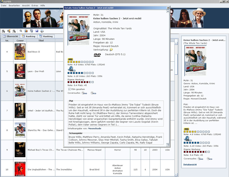 MyMDb Screenshot MyMDb Screenshot