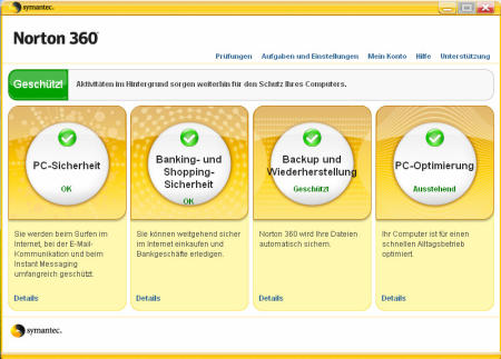 Norton 360 All-in-One Security Screenshot Norton 360 All-in-One Security Screenshot