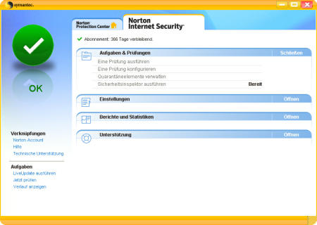Norton Internet Security Screenshot Norton Internet Security Screenshot