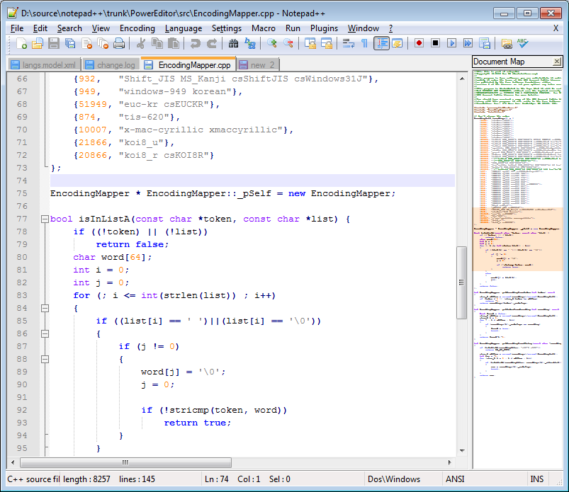 Notepad Plus Plus Screenshot Notepad Plus Plus Screenshot