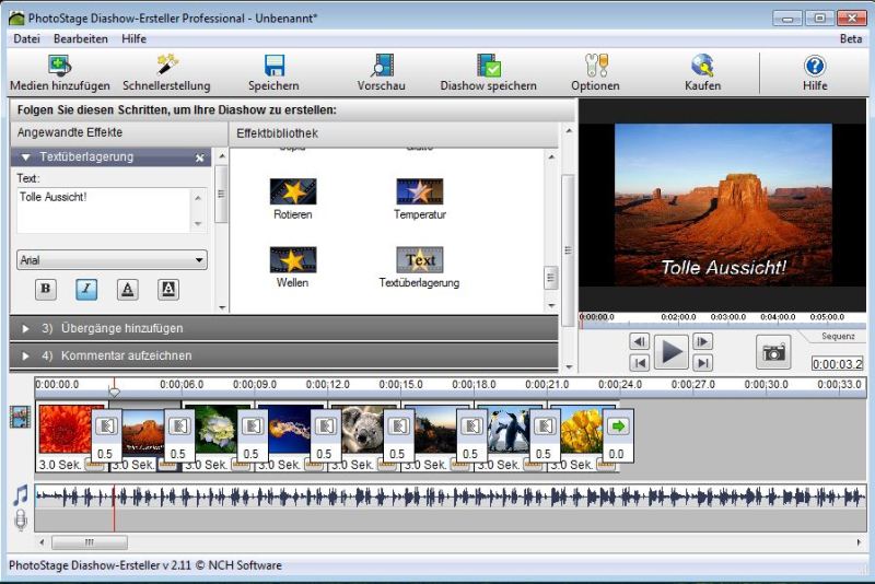 PhotoStage Diashow-Software Screenshot PhotoStage Diashow-Software Screenshot