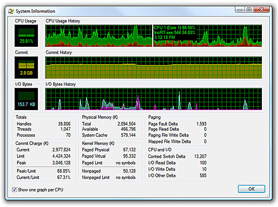 Process Explorer Screenshot Process Explorer Screenshot