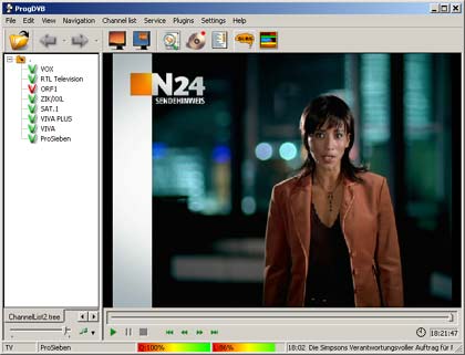 ProgDVB Screenshot ProgDVB Screenshot