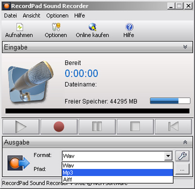 RecordPad Soundrekorder Screenshot RecordPad Soundrekorder Screenshot
