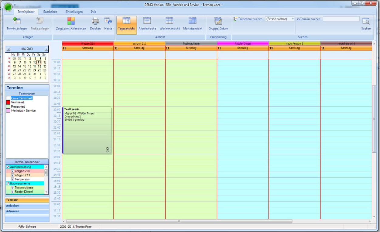 Termin- und Aufgabenplaner für das Netzwerk Screenshot Termin- und Aufgabenplaner für das Netzwerk Screenshot