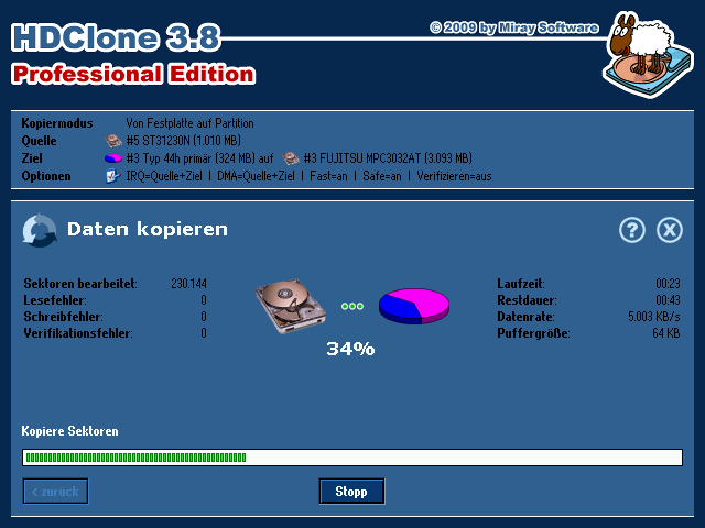 HDClone Free Edition Screenshot HDClone Free Edition Screenshot