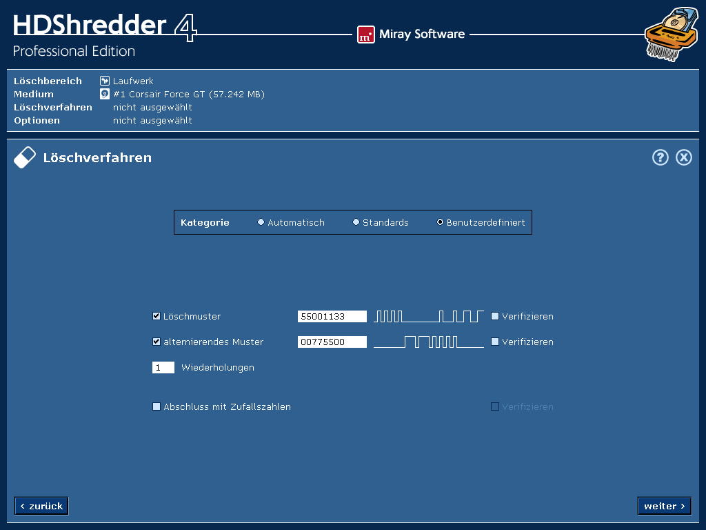 HDShredder Free Edition Screenshot HDShredder Free Edition Screenshot