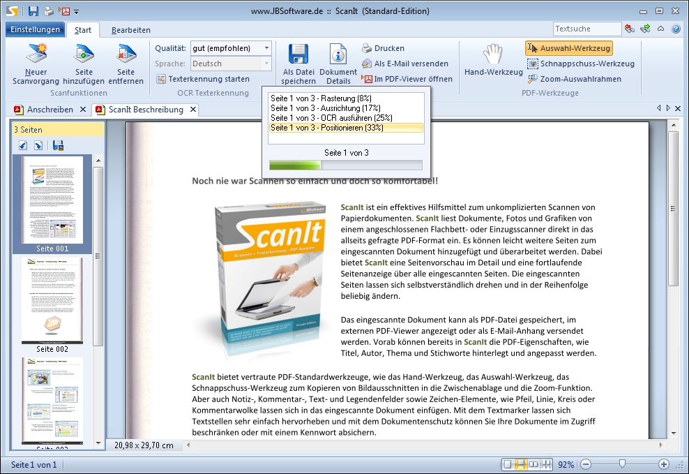 ScanIt - Standard-Edition Screenshot ScanIt - Standard-Edition Screenshot
