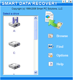 Smart Data Recovery Screenshot Smart Data Recovery Screenshot