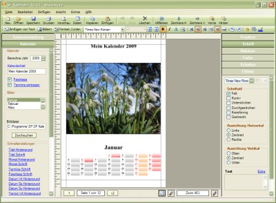 SF Kalender Screenshot SF Kalender Screenshot