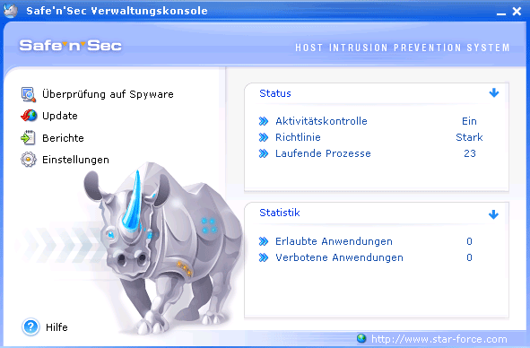 Safe n Sec Anti-Spyware Screenshot Safe n Sec Anti-Spyware Screenshot