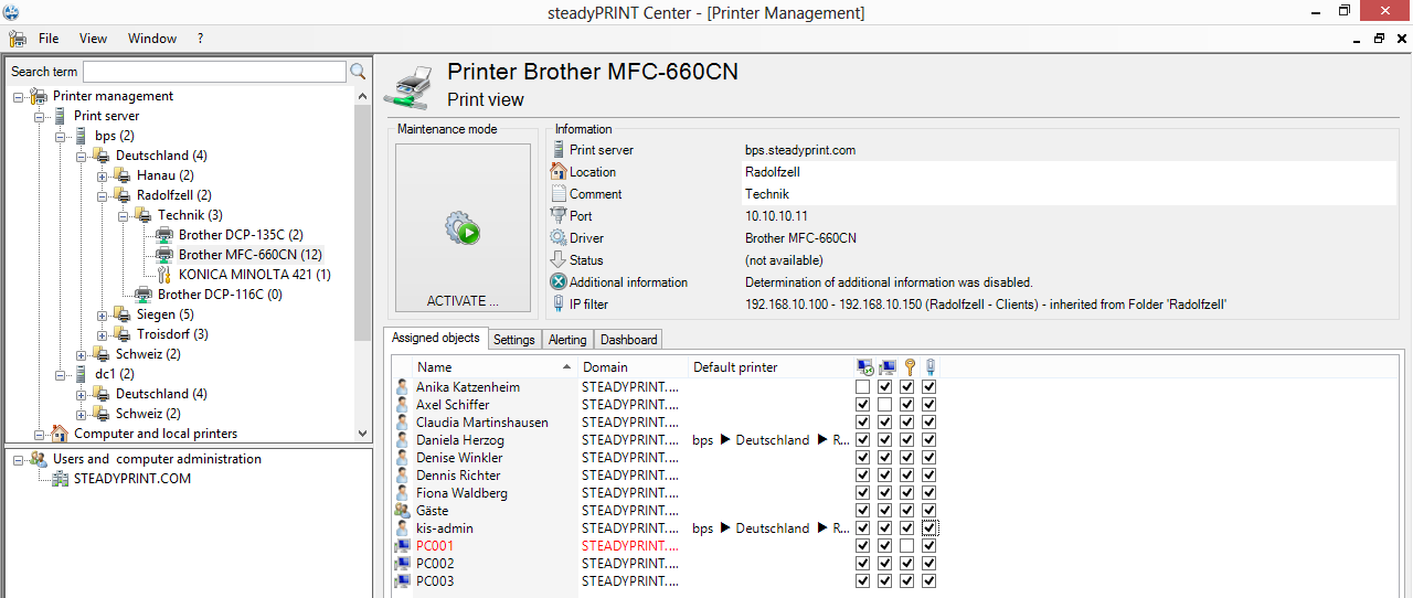 steadyPrint Screenshot steadyPrint Screenshot